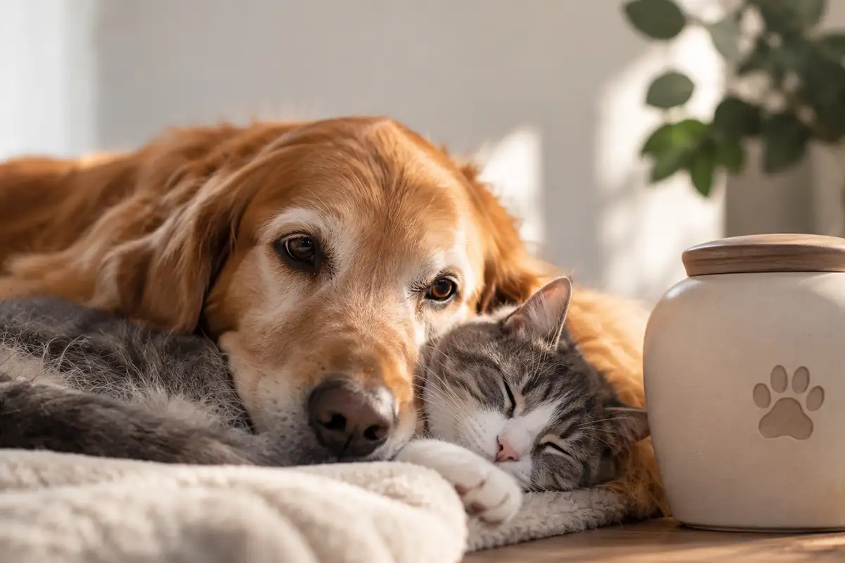 Cremazione cane e gatto: costi e come continuare il legame